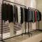 铁艺衣架杆服装店男女货架展示架落地式中岛架侧挂架衣服架子多色多款多功能时尚创意服装店家具服_1_1 长120宽40高130cm