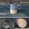 日式冰裂釉创意复古马克杯大容量简约陶瓷杯牛奶咖啡杯情侣水杯子多款多色创意生活日用家居器皿水 还原焰A17