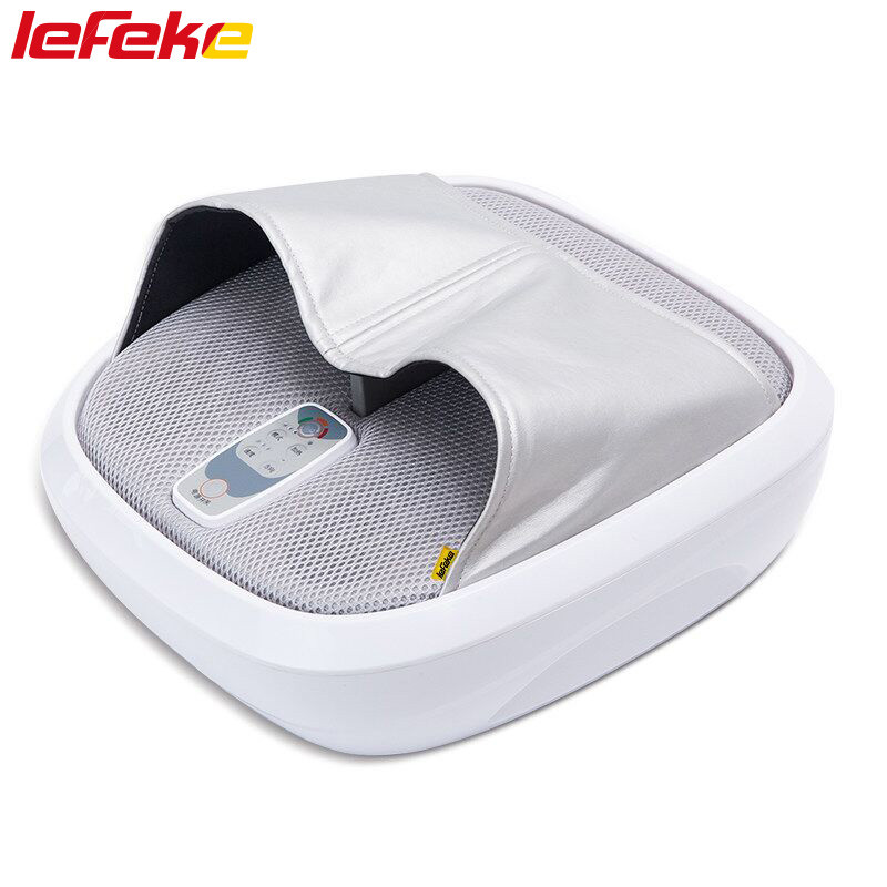 秝客(lefeke）足疗机RL-9916德国足疗机 脚底足底按摩器 加热 滚轮 足部脚底脚部按摩仪 家用自动揉捏 香槟色