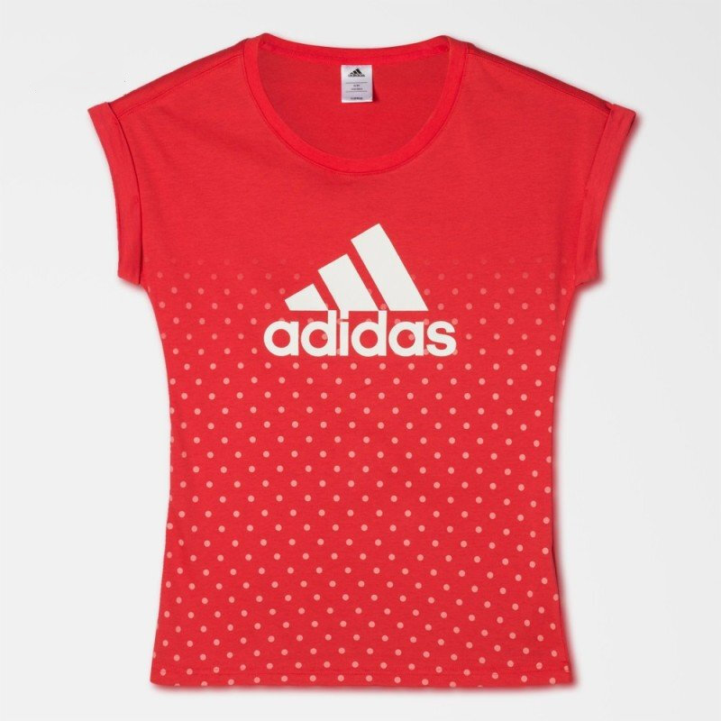 Adidas阿迪达斯女装夏季新款运动休闲圆领透气短袖T恤CF8940 2XL 默认颜色