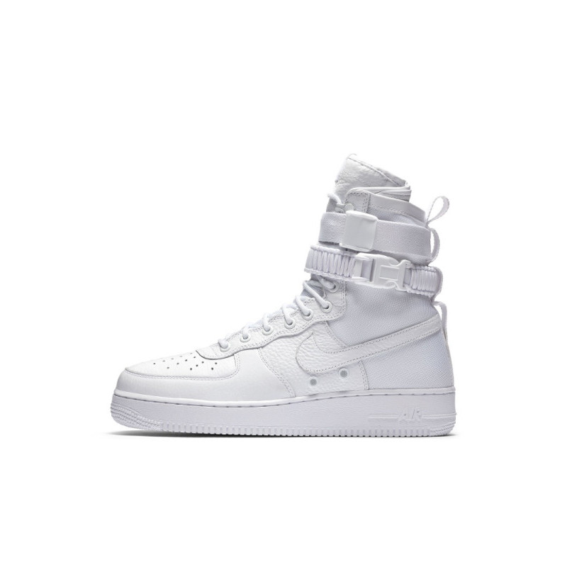 NikeSFAF1男子AirForce1纯白高帮休闲板鞋903270-100 白/白 44