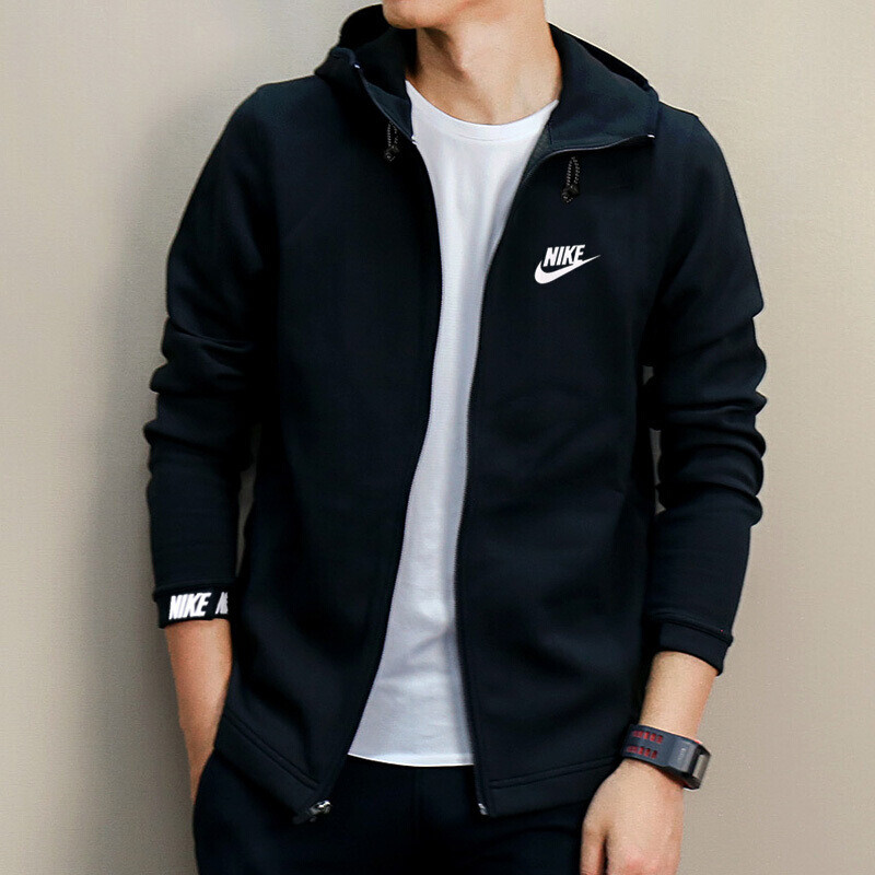 NIKE耐克外套男春季新款运动休闲外套夹克-861743-010 XXL 默认颜色