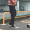 18款式LMTNZD春季百搭显瘦加绒加厚束脚裤男士韩版休闲宽松收口小脚裤子 XL 藏青色