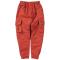 18款式夏季九分裤工装裤hiphop裤子男休闲港风潮牌街头嘻哈裤宽松哈伦裤 L 暗橘色