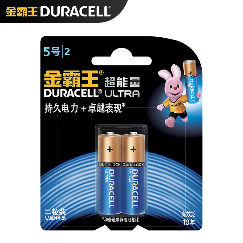 金霸王 超能量(M3)5号电池4粒装（新老包装更换）