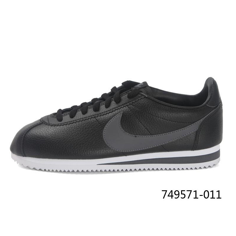 Nike耐克男鞋2017冬季新款低帮轻便透气阿甘跑步休闲鞋749571-154 749571-011 39