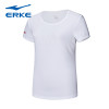鸿星尔克(erke)女款纯色短袖舒适运动T恤52218272041