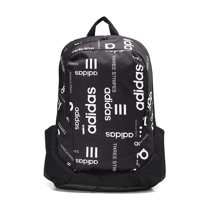 adidas阿迪达斯NEO男子双肩包18新款学生旅行运动包附配件CF6842 CF6846黑+黑+白
