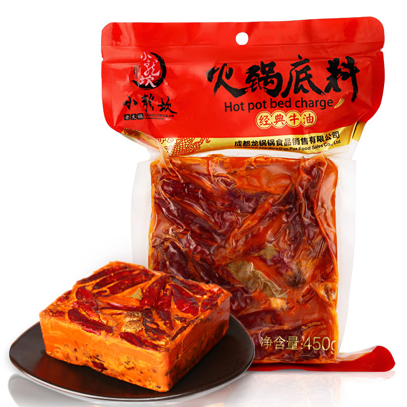 小龙坎经典牛油火锅底料450g麻辣香锅麻辣烫调料重庆四川特产火锅底料