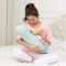 迪士尼 孕妇多功能哺乳枕头喂奶枕护腰新生婴儿防吐奶宝宝抱婴板 均码 米妮雅白+织带+耳朵款
