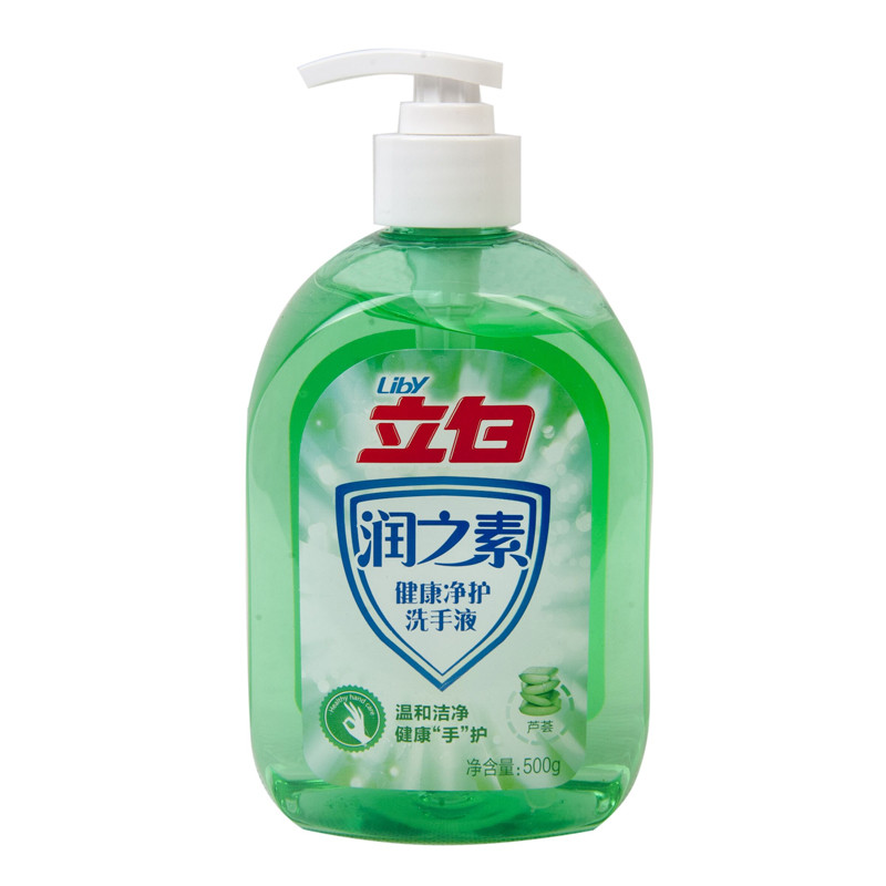 立白 润之素 健康净护 芦荟 洗手液500g（单位 : 瓶）