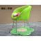 花朵椅梅花椅子办公吧台电脑椅休闲椅子懒人沙发凳子元宝椅子 大红色+花朵靠背