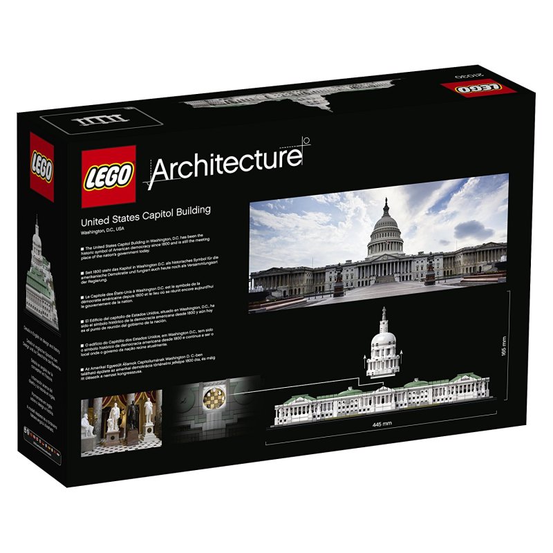 LEGO 乐高 建筑系列 美国国会大厦 21030