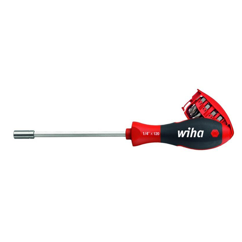 工具库 威汉Wiha 弹仓式起子手柄，1/4“3809 01-01 32901