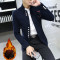 18款式春季男士小西装休闲百搭个性帅气青年上衣修身韩版潮新款西服外套_3 175 713酒红