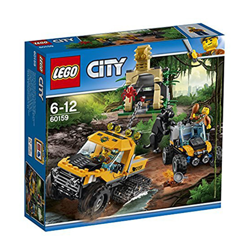lego 乐高 城市系列 丛林半履带车任务 60159 6-12岁 积木玩具