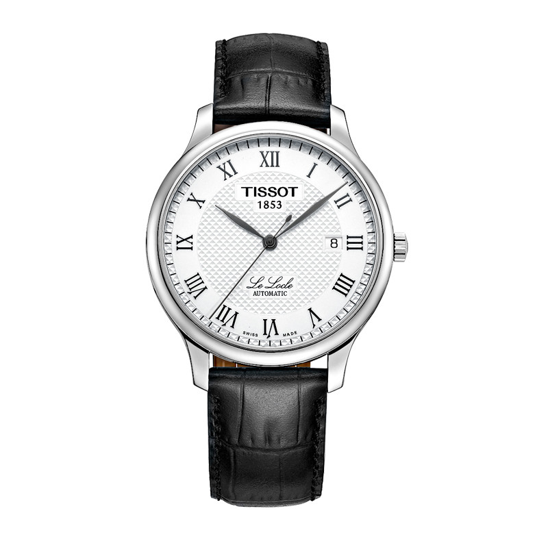 天梭（TISSOT）新款 力洛克系列 复古表盘 自动机械 男士手表 T006.407.16.033.00