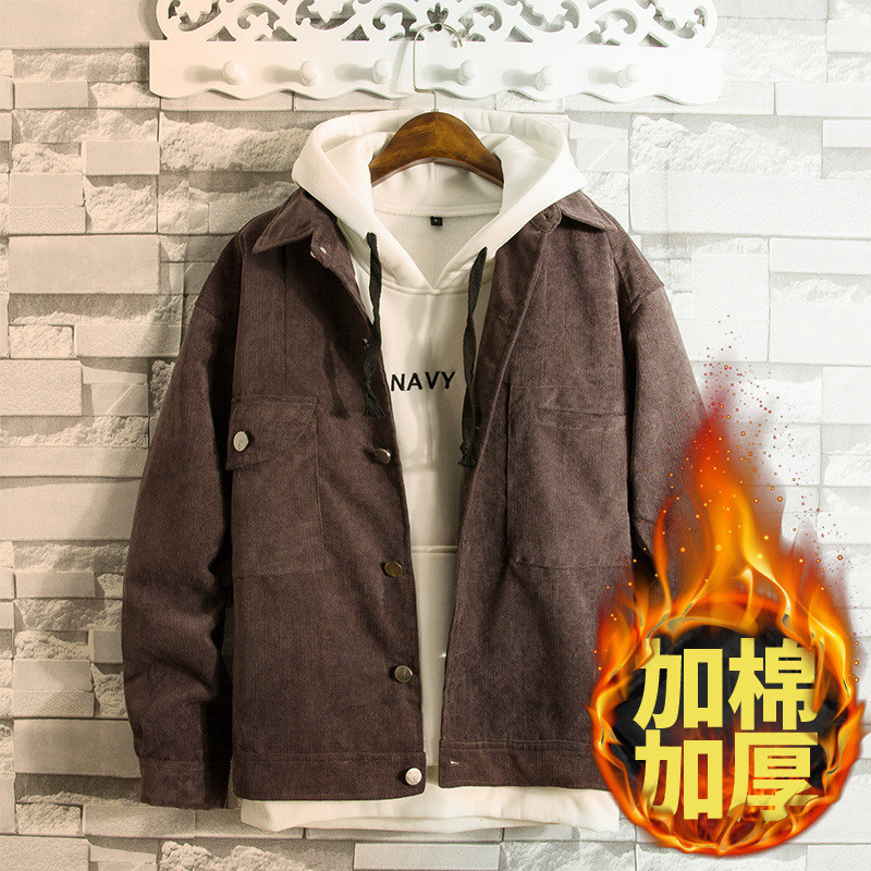 男士春季牛仔外套衣服春秋韩版修身帅气男生休闲百搭夹克潮流男装1521340101279 M J63咖啡单件装-不含卫衣