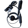 摩托罗拉(MOTOROLA)PMLN5727 线控麦克风/PTT的耳挂式耳机 适配XIR P6600/6620 黑色