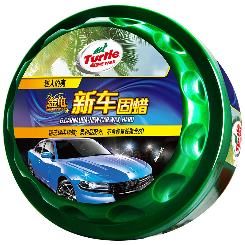 龟牌(Turtle Wax)汽车用品金龟新车蜡G-2058R(220g)