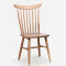 淮木（HUAIMU）白橡木纯全实木餐椅简约无印风格休闲靠背座椅日式温莎椅子 胡桃色A款