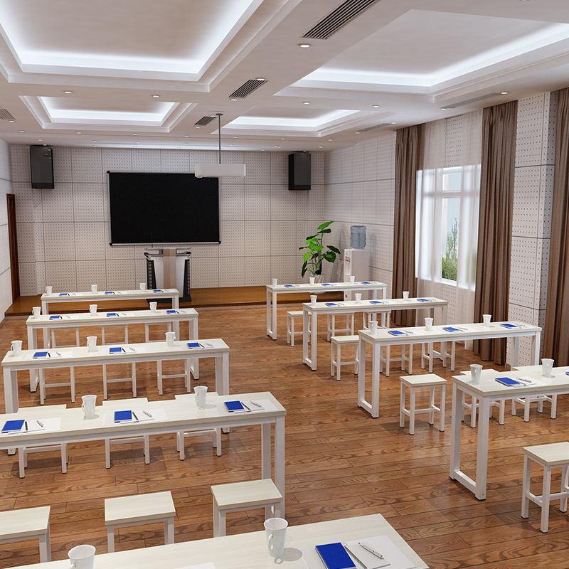 淮木（HUAIMU）桌学生课桌公司员工办公桌电脑桌会议桌长条桌钢木桌_3 椅子