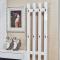 淮木（HUAIMU）欧式厅挂衣架现代简约烤漆鞋柜小户型挂衣鞋柜现代衣帽鞋柜825K-65+_9 825K-55+35