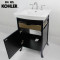 科勒(KOHLER) 雅琦浴室家具含盆K-2449T-A-F2开放式/封闭式可选 0.6M 开放柜体+2358-8三孔面盆