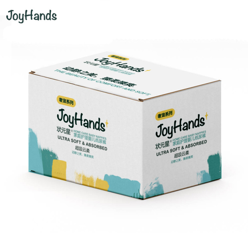 状元星（joyhands)奢宠系列超吸云柔婴儿纸尿裤/尿不湿L码84片箱装[9kg-14kg]