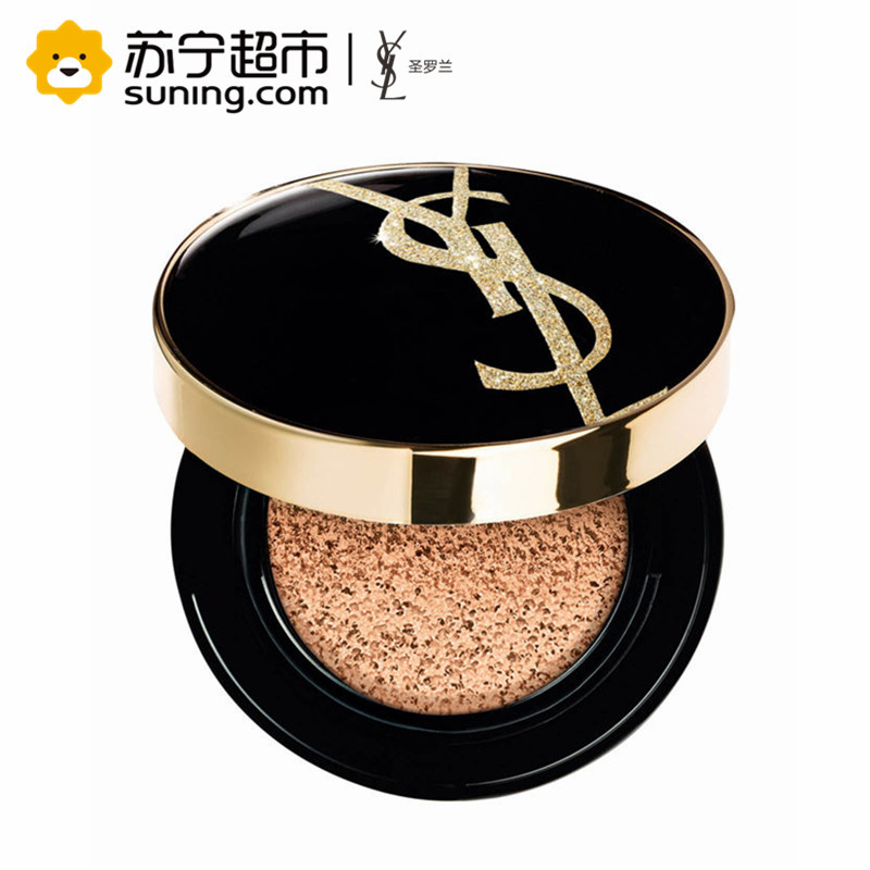 圣罗兰(YSL)明彩轻垫粉底液 14g #20号 气垫BB霜 18年星钻限量MONOGRAM版