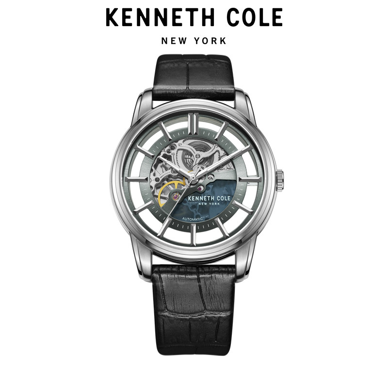 凯尼斯克尔(KennethCole)手表正品KC男表男士2018新款时尚镂空大表盘皮带 KC15116001