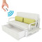 遥控电动可折叠沙发床1.8米多功能简约现代小户型单人双人1.5乳胶1.55*2m智能B1. 1.25*2m智能B遥控版(有抽屉)