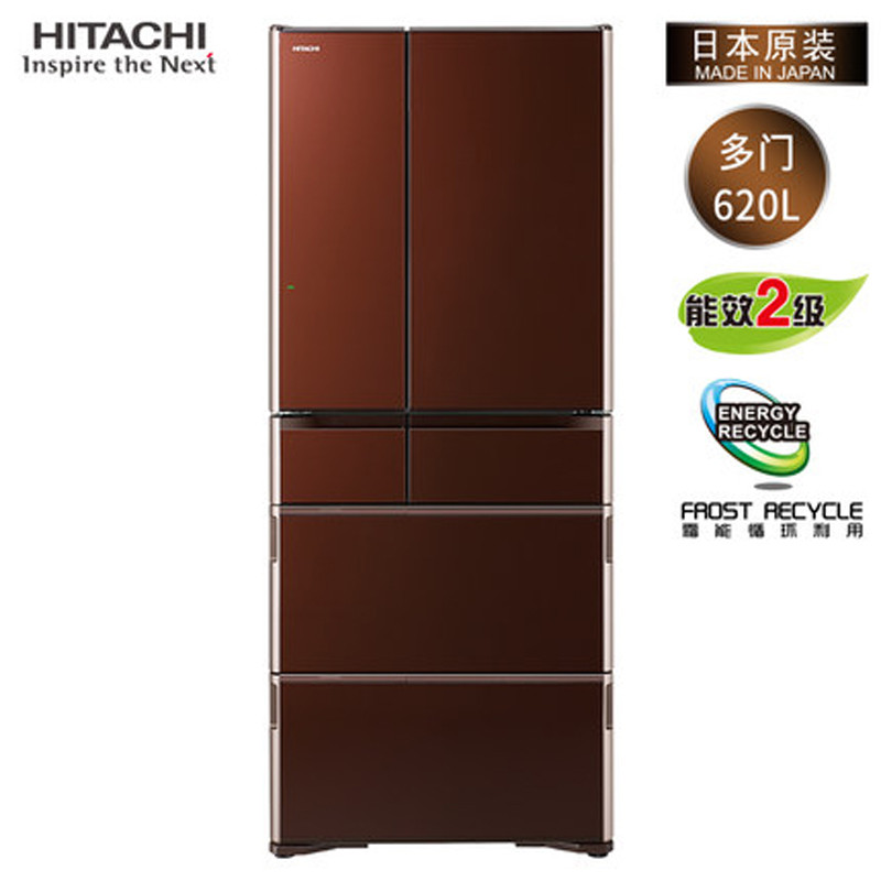 日立冰箱R-G650G1C水晶雅金
