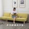 小户型折叠沙发床双人沙发床三人1.8米1.6米客厅单人懒人沙发_6 1+1.6纯蓝麻组合
