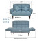 沙发小户型懒人双人卧室小沙发床现代简约可折叠女孩迷你情侣客厅_6 豪华款-玫红色