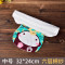 儿童宝宝吸汗巾全棉垫背巾擦汉隔汗巾4层6层中号 1-4-6-10岁 中号吸汗巾 6层吸汗巾脚印熊中号