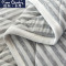 皮尔卡丹(Pierre Cardin)家纺 夏凉被纯色北欧风黑边空调被子午休盖被褥单双人被水洗棉羽丝绒被 1.5*2.0m 古典灰