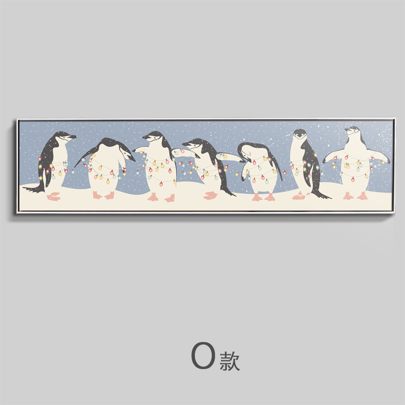 现代简约清新儿童床头装饰画客厅沙发背景墙挂画壁画_5 B010-O