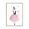 北欧水彩客厅装饰画沙发背景墙儿童房卧室床头挂画壁画_5 D