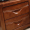淮木床头柜橡木简约现代中式实木储物柜收纳柜床边柜整装柜子胡桃色整装 胡桃色