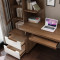 淮木电脑桌简约现代家用学生桌台式桌北欧写字台书柜组合办公桌书桌 1.6m书桌(右边柜)+椅子