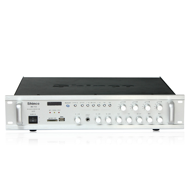 Shinco/新科 AV-112数字蓝牙功放定压定阻公共广播大功率功放机 650W