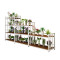阳台花架实木多肉绿萝吊兰花架子落地式室内铁艺木质花架多层客厅_6 长100*30*2层拍下备注颜色