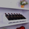 淮木红酒架实木创意红酒展示架家用摆件木质酒瓶架客厅酒柜葡萄酒架子复古烤色七瓶装长68厘米 纯白色八瓶装长77厘米