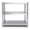 厨房置物架3层不锈钢储物架落地微波炉架子收纳架用品烤箱架菜架_9 长80宽45高80