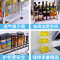304不锈钢厨房调味品置物架调料架子砧板刀架油盐酱醋筷子收纳架_5 【32CM】不锈钢双层阶梯形调味架+（送6勾）