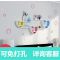 挂墙上装饰品置物架婚房卧室床头背景墙面装饰架创意格子壁柜温馨_7 套餐P