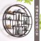 实木博古架中式挂壁式茶具架隔断置物架客厅展示小多宝阁古董架子_6 50圆形花板