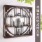 实木博古架中式挂壁式茶具架隔断置物架客厅展示小多宝阁古董架子_6 80圆形花板