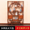博古架隔断中式仿古实木南榆木客厅玄关置物架展示柜书架多宝阁_6 书架一对